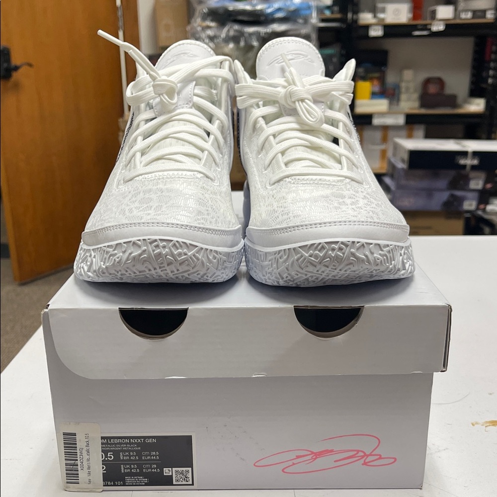 Nike LeBron Next Gen White Athletic Shoes